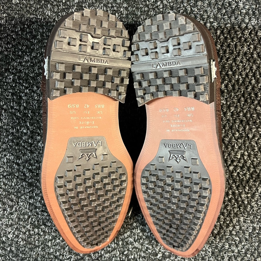 Worn once Lambda Golf Livorno shoes size 8.5 but fits like a 9 - Picture 4 of 4